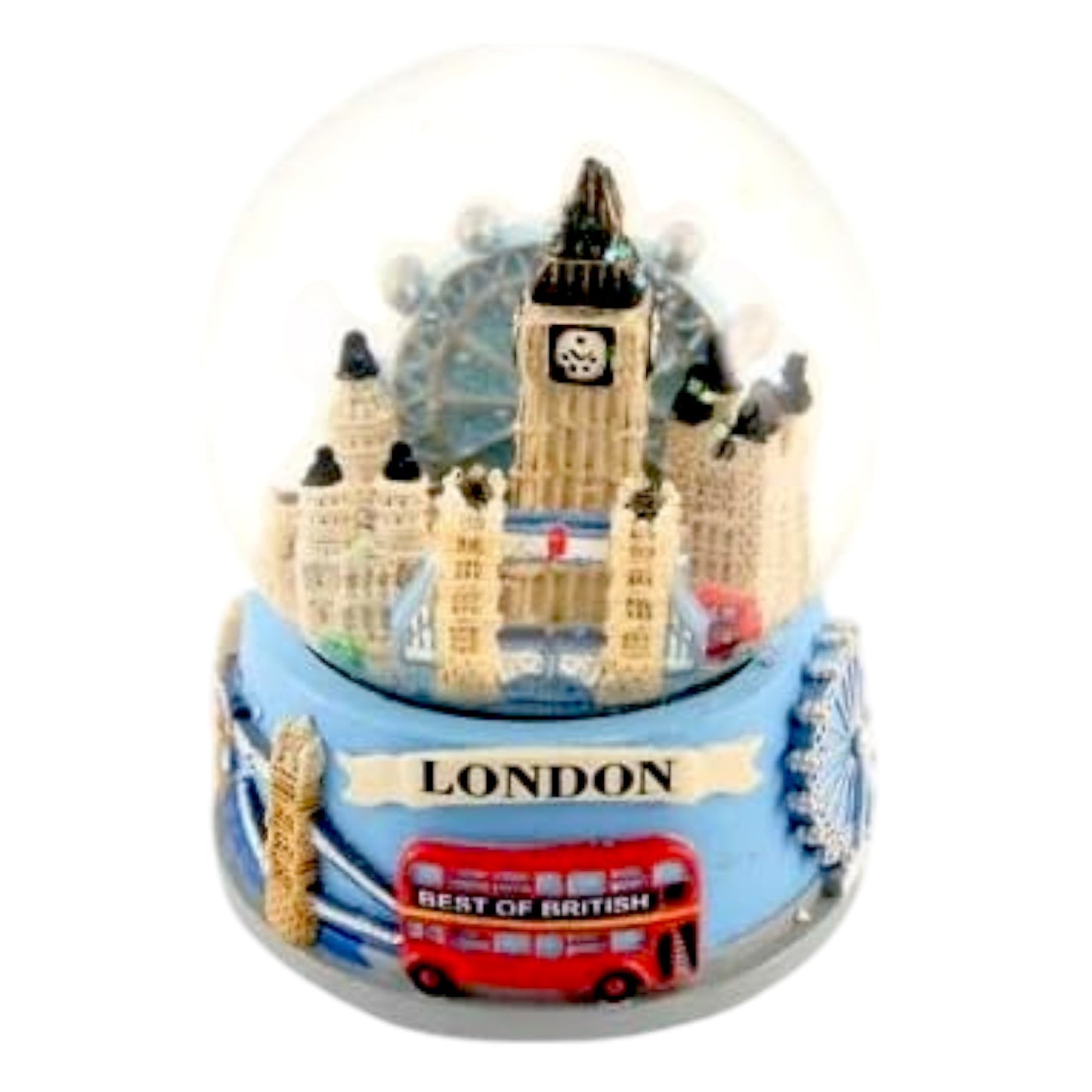 London Collage Souvenir Snow globe Snowstorm