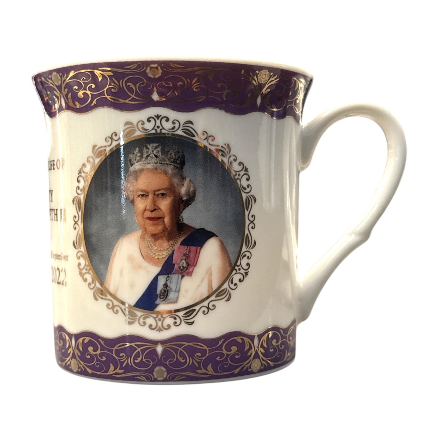 Her Majesty Queen Elizabeth II - Gold Plated Fine China Mug