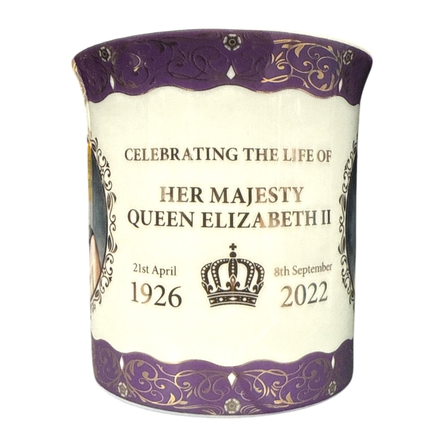 Her Majesty Queen Elizabeth II - Gold Plated Fine China Mug