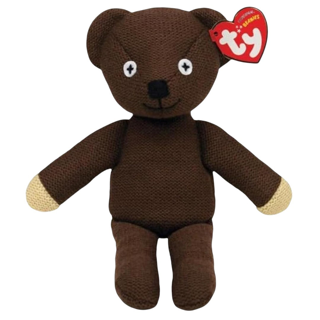 TY Mr. Bean Teddy Bear Regular – Iconic Soft Plush Toy from the Classic Show
