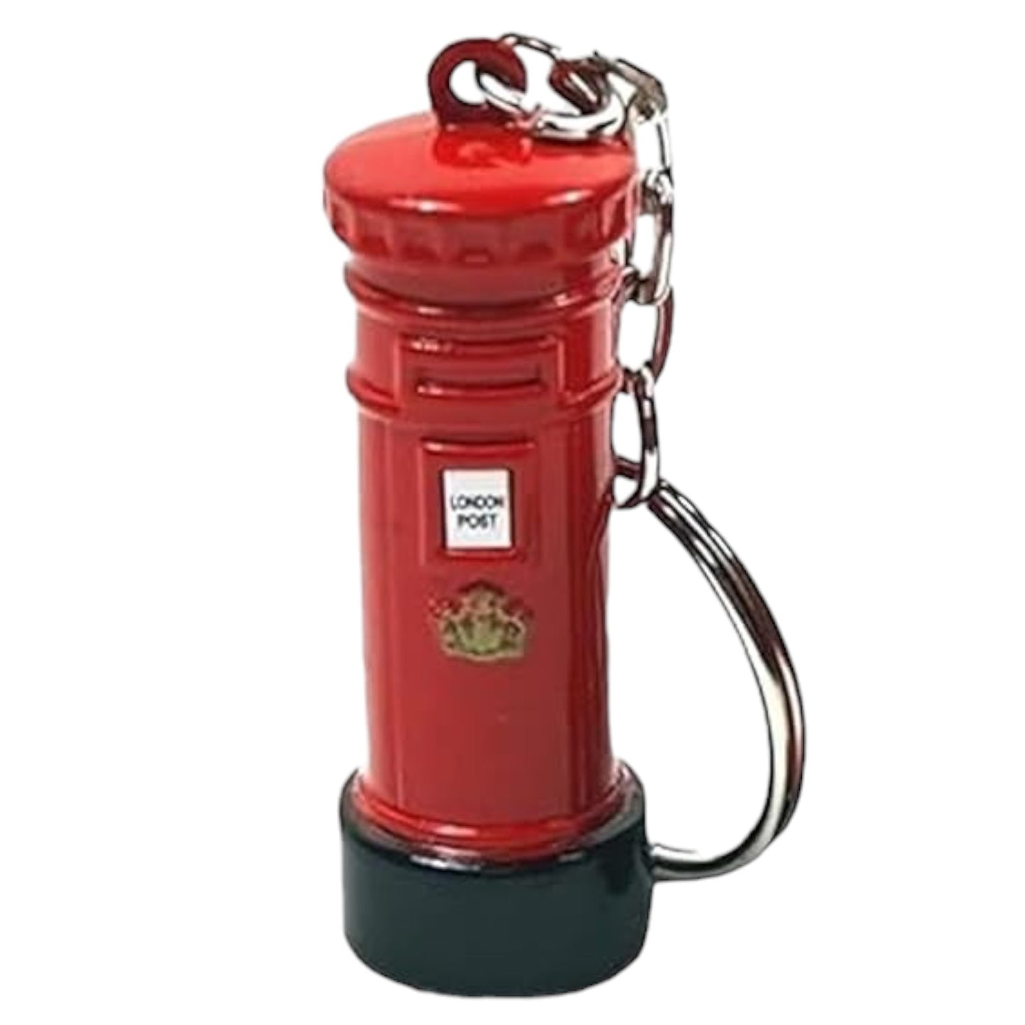 London Red Postbox 3D Keyring – Die Cast Metal Key Holder