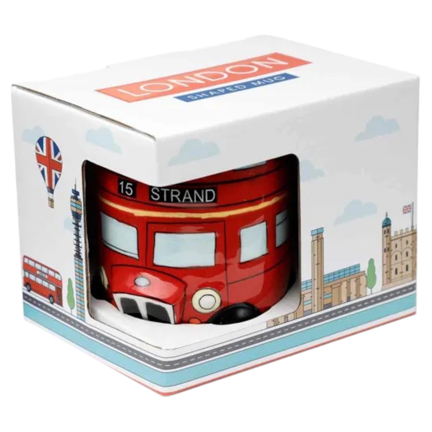 London Icons Red Route master Bus Ceramic Shaped Mug