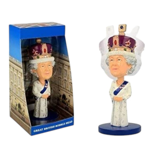 Queen Elizabeth II Bobblehead – Royal Collectible Figure - The Funky Finds