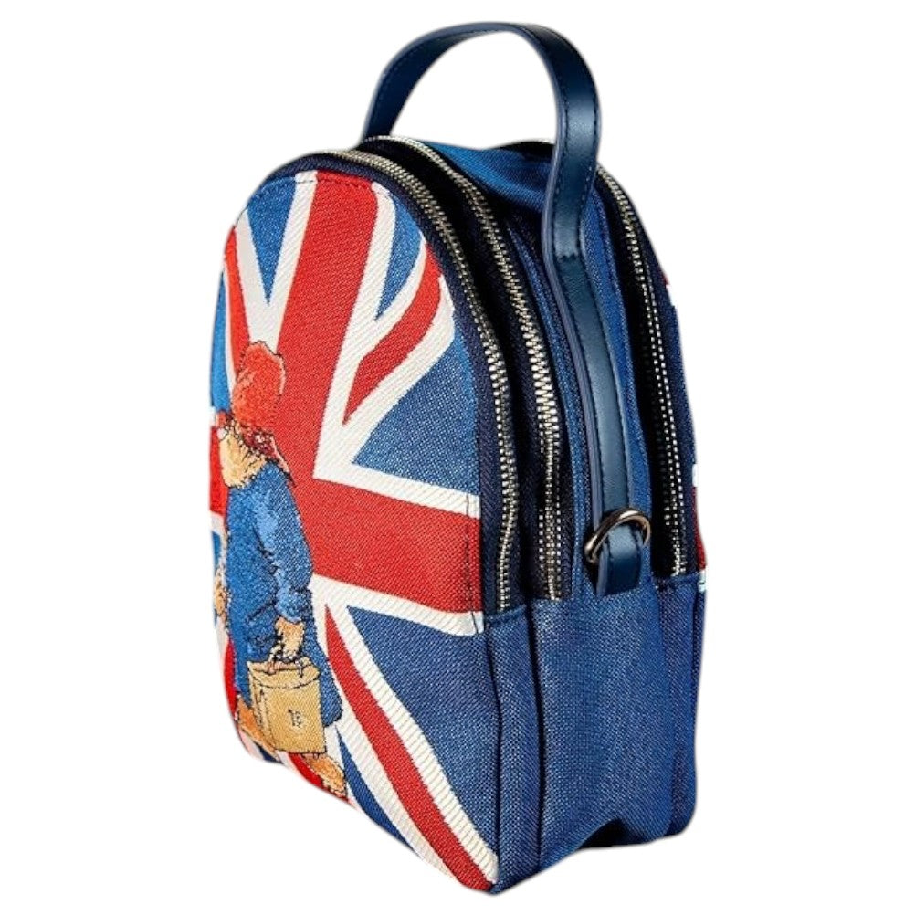 Paddington Bear Union Jack Tapestry Mini Backpack