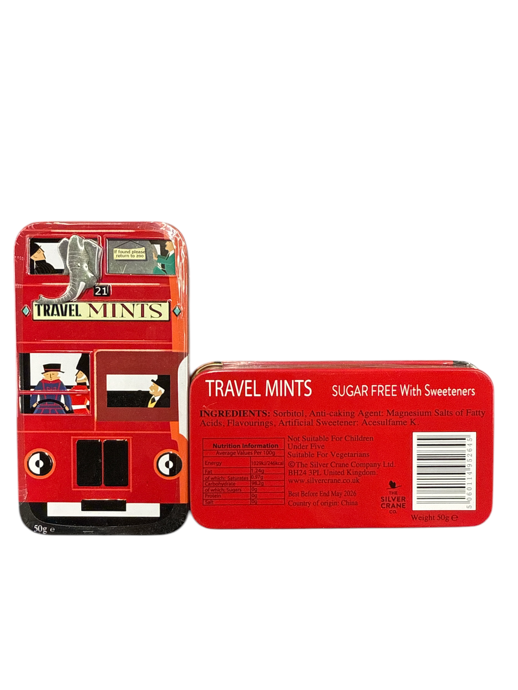 Silver Crane Co. Sugar Free Travel Mints - pack of 2 - The Funky Finds