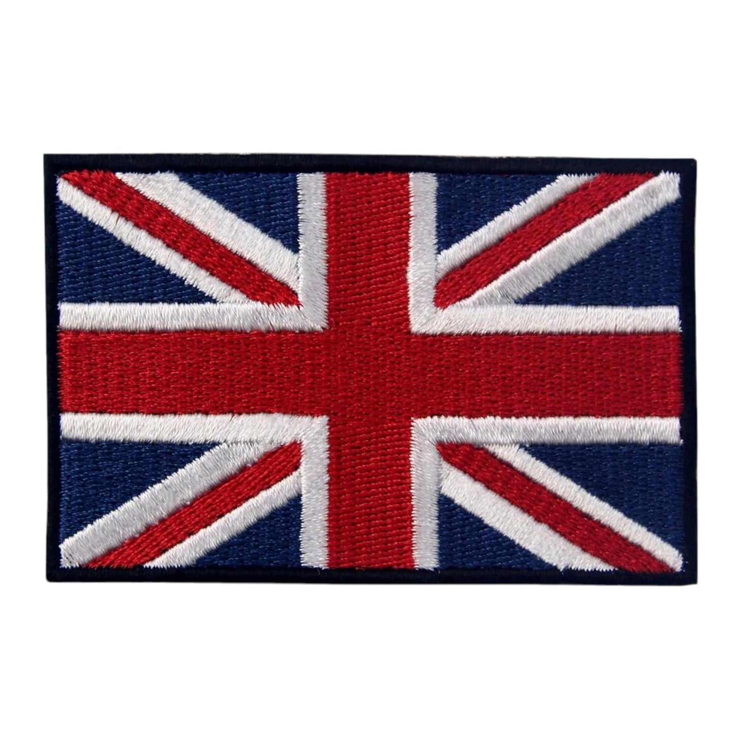 United Kingdom Flag Patch – Iron-On Union Jack Embroidery