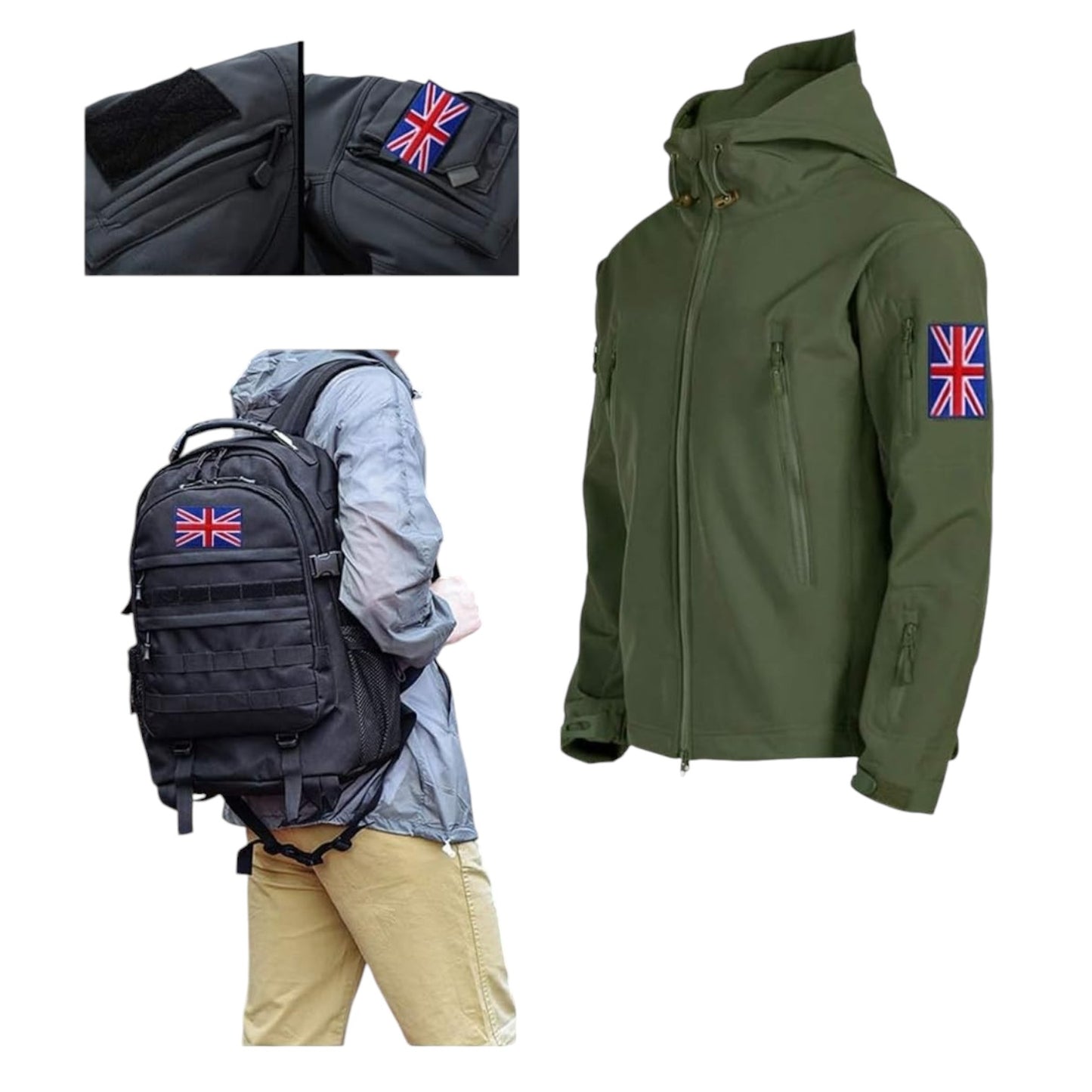 United Kingdom Flag Patch – Iron-On Union Jack Embroidery