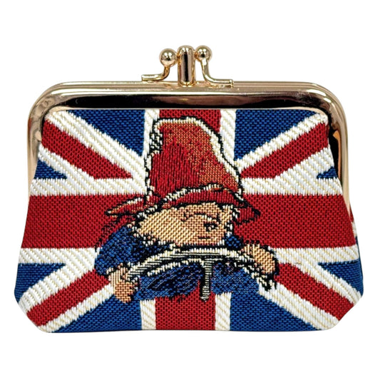 Paddington Bear Union Jack Kiss Lock Coin Purse