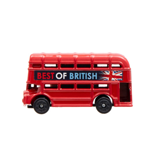 Die-Cast Metal Pull-Back London Bus Toy