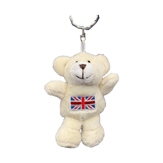 Union Jack Teddy Keyring