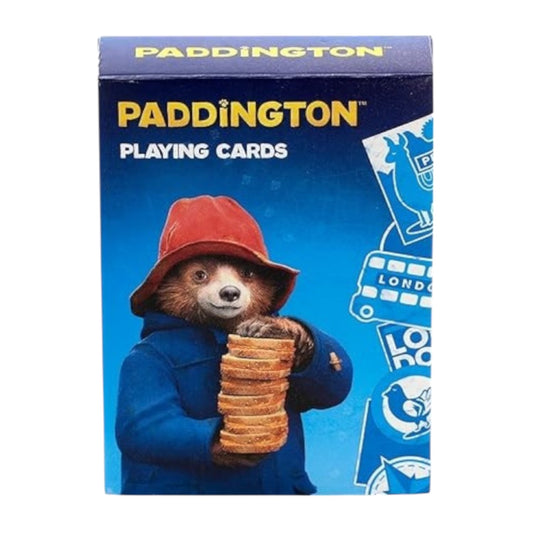 "Paddington Bear playing cards deck in official branded tuck box"