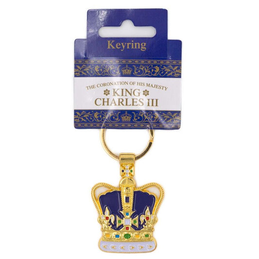 King Charles III Royal Crown Keyring