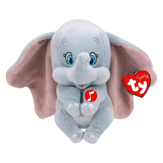 TY Disney Dumbo Super Soft Plush With Sound – Regular Size