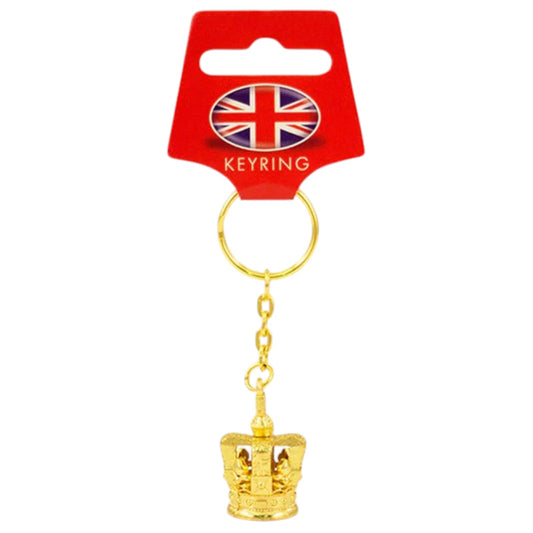 King Charles III Coronation Crown Keyring – Royal Souvenir Gift