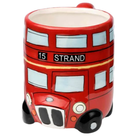 London Icons Red Route master Bus Ceramic Shaped Mug