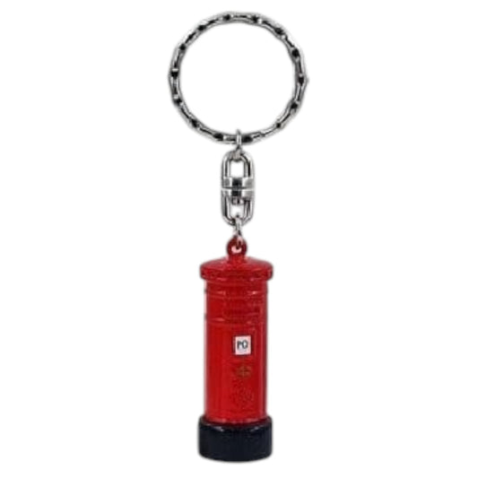 London Red Postbox 3D Keyring – Die Cast Metal Key Holder