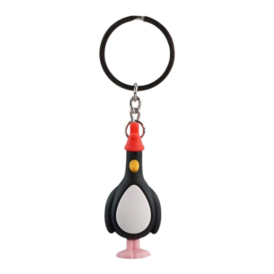 Wallace & Gromit Keyring – Feathers McGraw Design - The Funky Finds